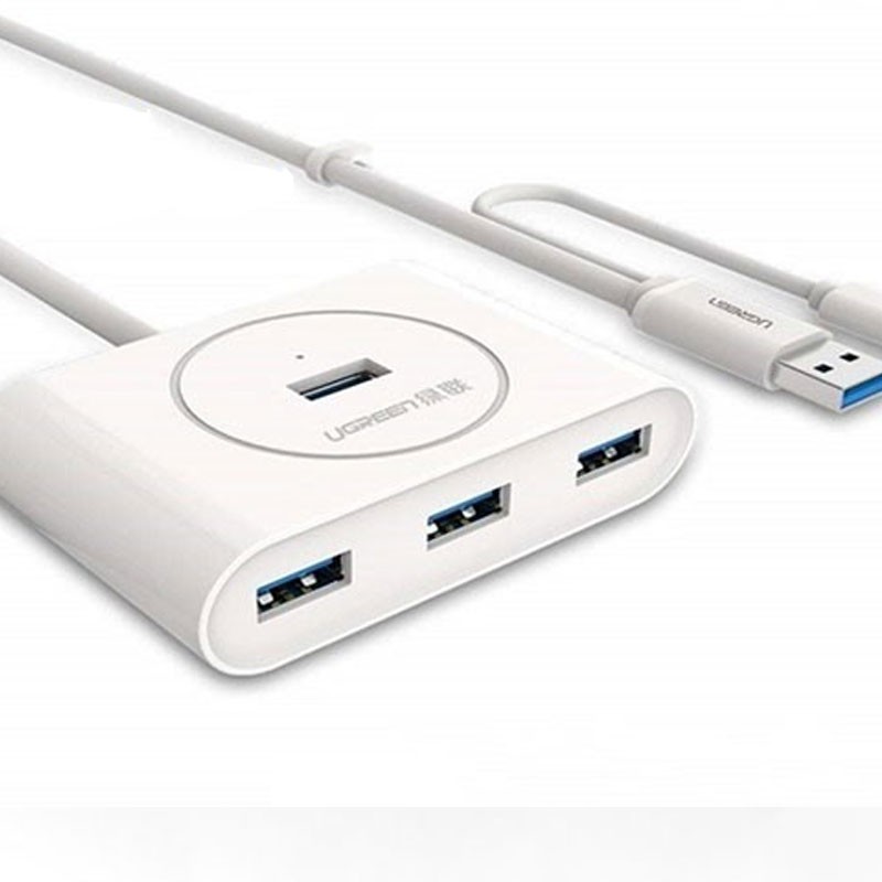 Bộ chia USB 4 cổng USB 3.0 hỗ trợ OTG Chính hãng Ugreen cao cấp Ugreen 20284