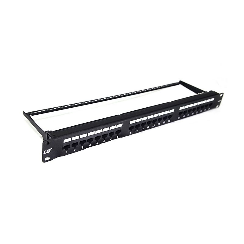 Patch panel 24-port 1U Empty Panel LS CAT.5e -(LS-PP-24P-E-LWM) LS cable 11190057